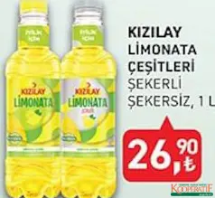 KIZILAY LİMONATA ÇEŞİTLERİ 1 L